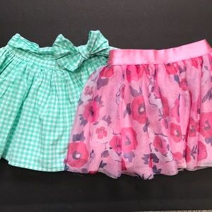 Girls skirts size 2t